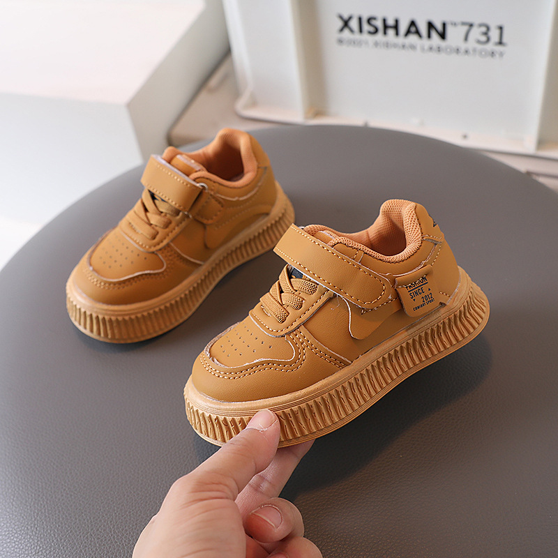 Toddler Shoes Brown Black White Low Top Board Girls Sneakers Cutefeet Kids Sport Trainers Infant Boys Student Casual Sneakers 1 - 6 Years Sizes 22 - 3