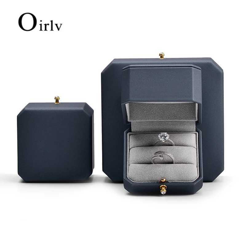 Oirlv Ring Box 2 Rings Wedding Ring Couple Ring 2 Rings Jewelry Box 2 Rings Organizer W241019