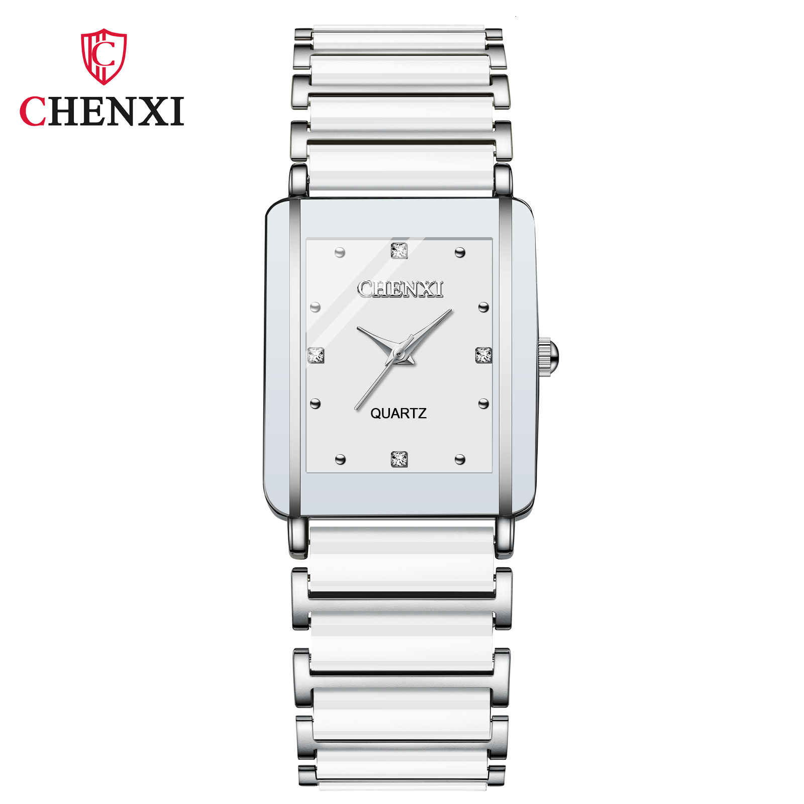 Other Watches OUPAI Arrival Black Rectangle Ceramic Watch Men Ultra Thin 34mm Quartz Fadeless Scratchless Old Fashion 230625