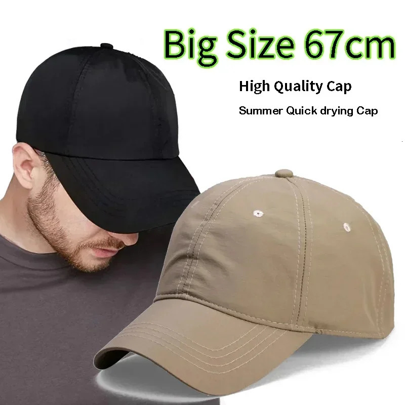 Big Size Autumn Sports Quick Drying Baseball Caps Man Breathable Large Plus Head Size Male Outdoor Sport Visor Cap Gorros 241009