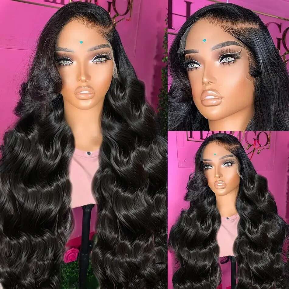 Body Wave Inch x HD Lace Front Human Hair Wigs X Glueless Wig Ready To Wear Brazilian Frontal For Women al