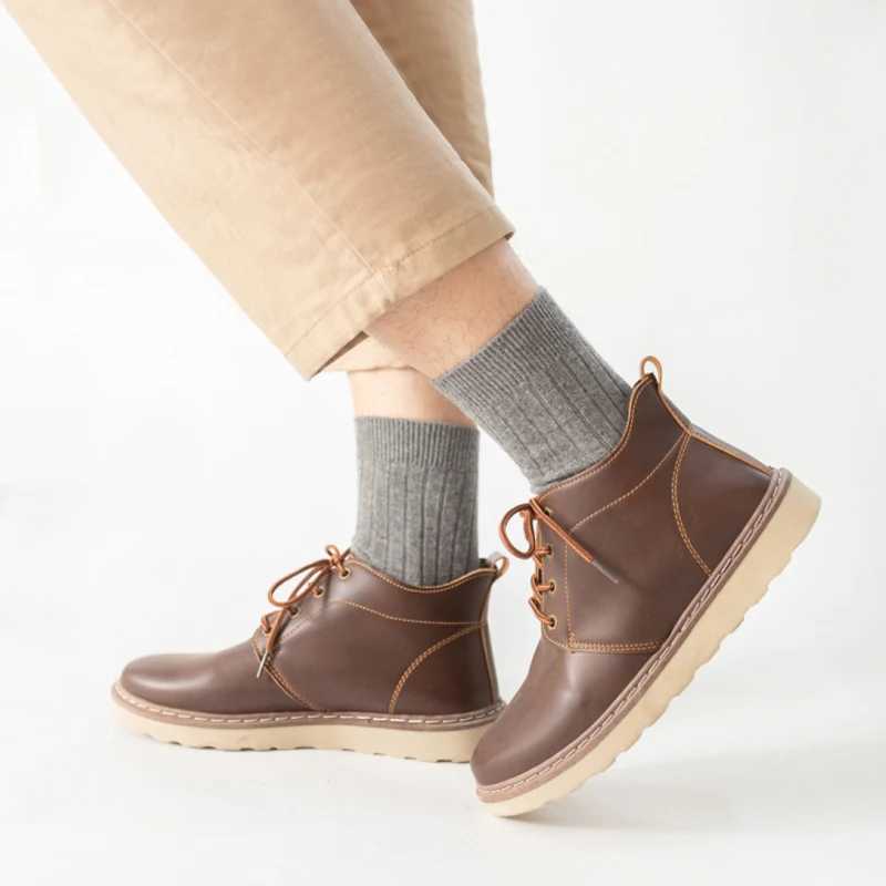 New Arrival Thick High Quality Merino Wool Socks 3pairs/lot Mens Socks Classic Business Brand Socks Men Winter SocksXJ241019