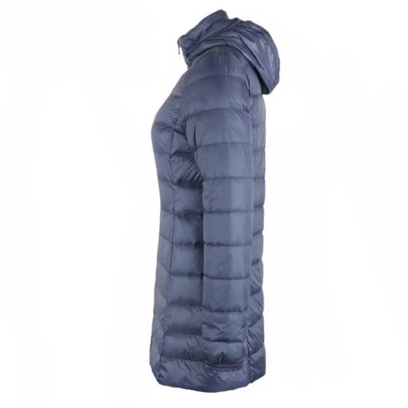 NewBang Plus 8XL 7XL Ladies Coats Long Winter Hat Detachable Down Jacket Ultra Light Down Jacket Women Hooded Female Warm CoatX241019