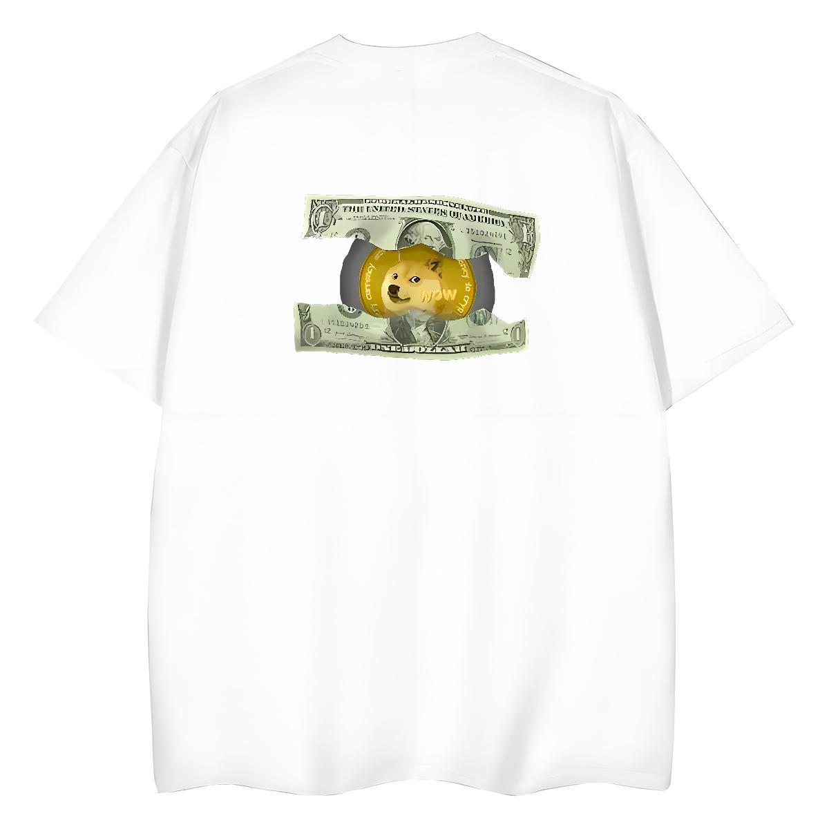 2024 DIY T shirt 230g 100% Cotton O Neck Short Sleeves Sports Street Wear moner Woman Tshirt Loose Custom Cartoon Tops Tees