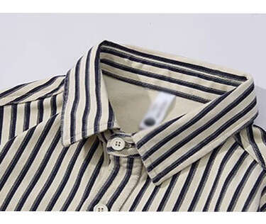shanshi Men's shirts High street vertical striped shirt men's spring and autumn high-end design casual interior shirt jacket