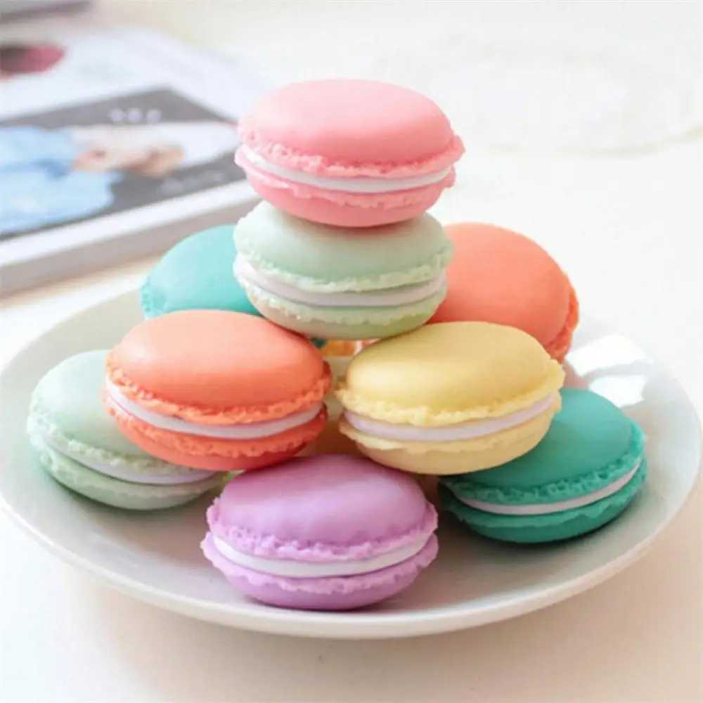 1/2/4 Mini Macarons Color Jewelry Box Portable Cute Silicone Ring Necklace Storage Box Girl Gift Jewelry Organizer W241019
