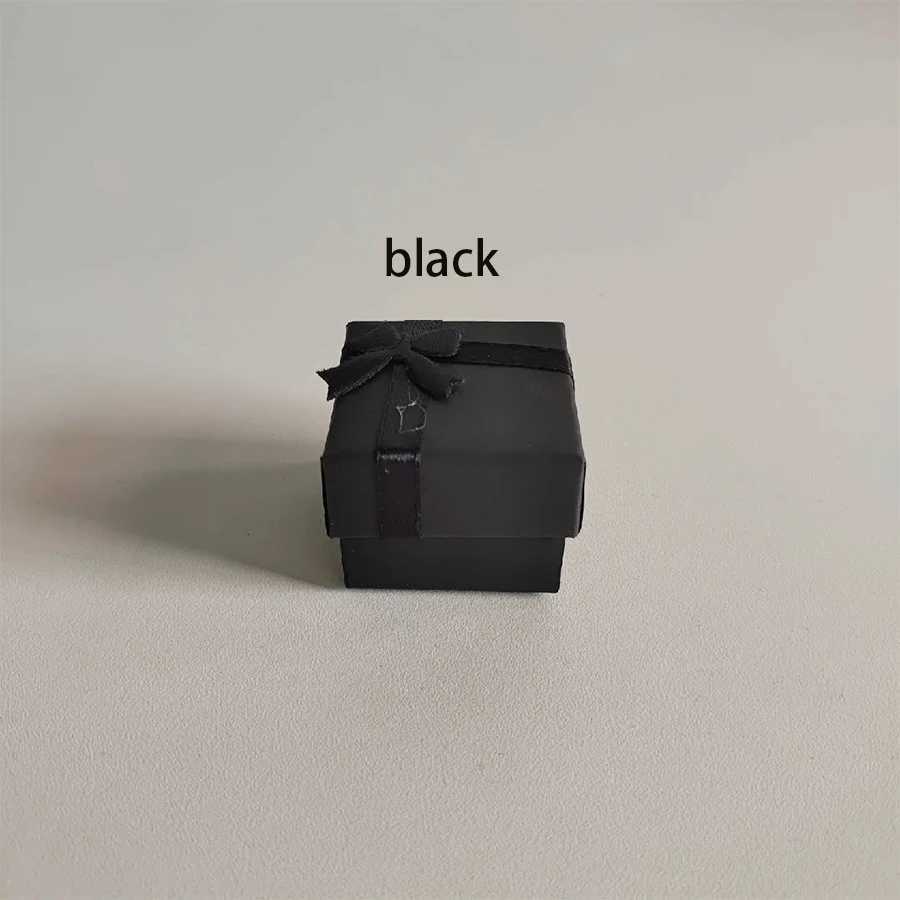 Paper bow ring pendant necklace storage box Jewelry display packaging box Heaven and earth cover gift box W241019