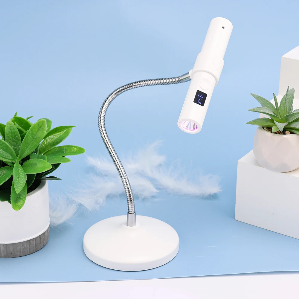 9W touch sensor mini flash LED nail dryer charging Uv LED nail lamp for acrylic gel nail technology for salon 241018