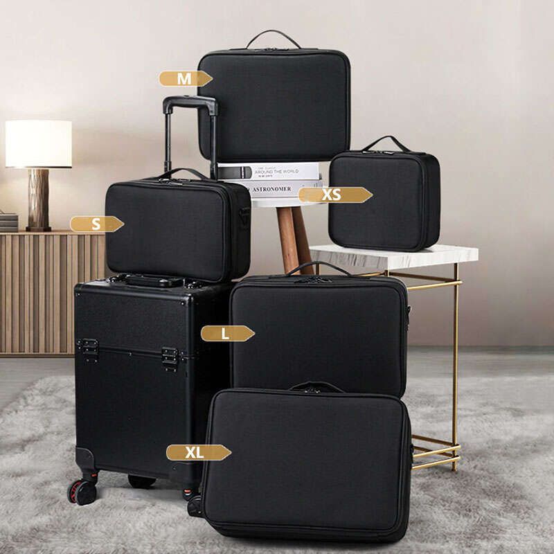 Professional Case Female Travel Big Capacity Beauty Nail Toolbox Cosmetic Organizer Suitcases For Makeup Storage Boxs