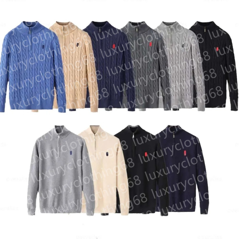 Designer polo sweater Men women senior classic Long sleeve clothes leisure sweaters multicolor Autumn winter keep warm comfortable embroidery knitwear