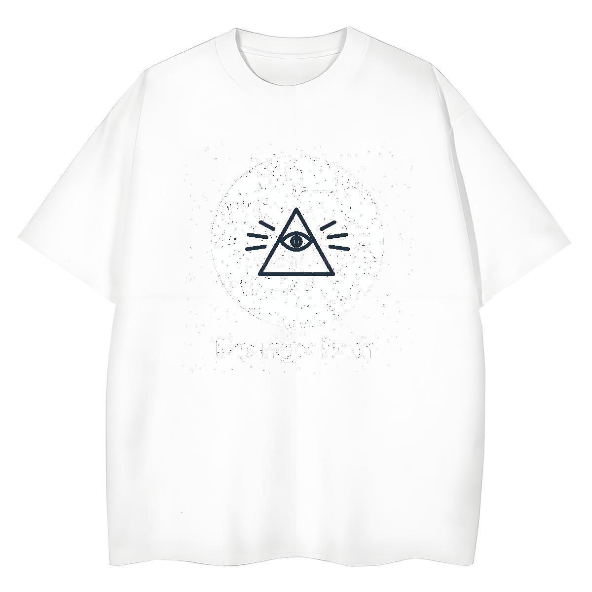 New Arrival Women T Shirts 230g 100% Cotton Breathable Street Wear eye of the devil Women Tshirts Brand Custom Cartoon Clothings