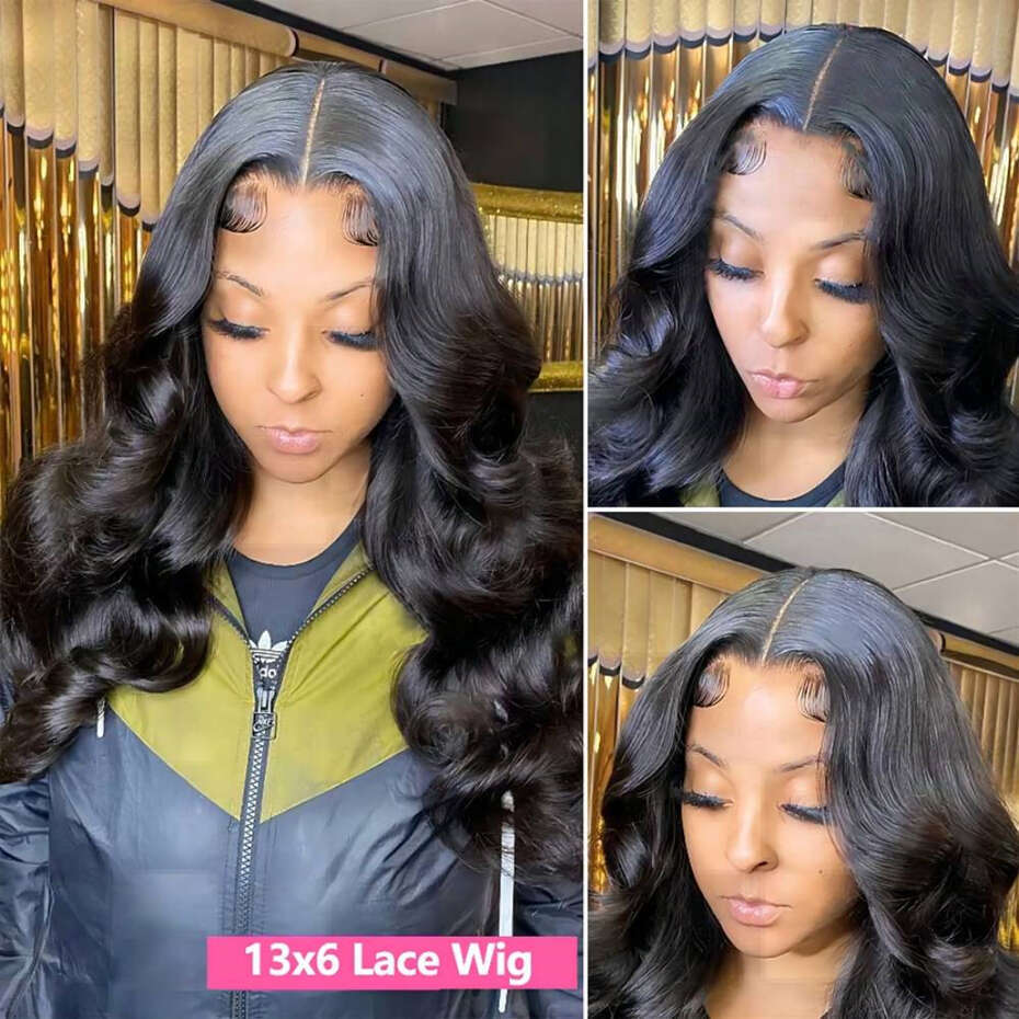 36 38 Inch 13x4 Human Brazilian Body Wave Front Wig 13x6 HD Lace Frontal Wigs For Women Bg Hair