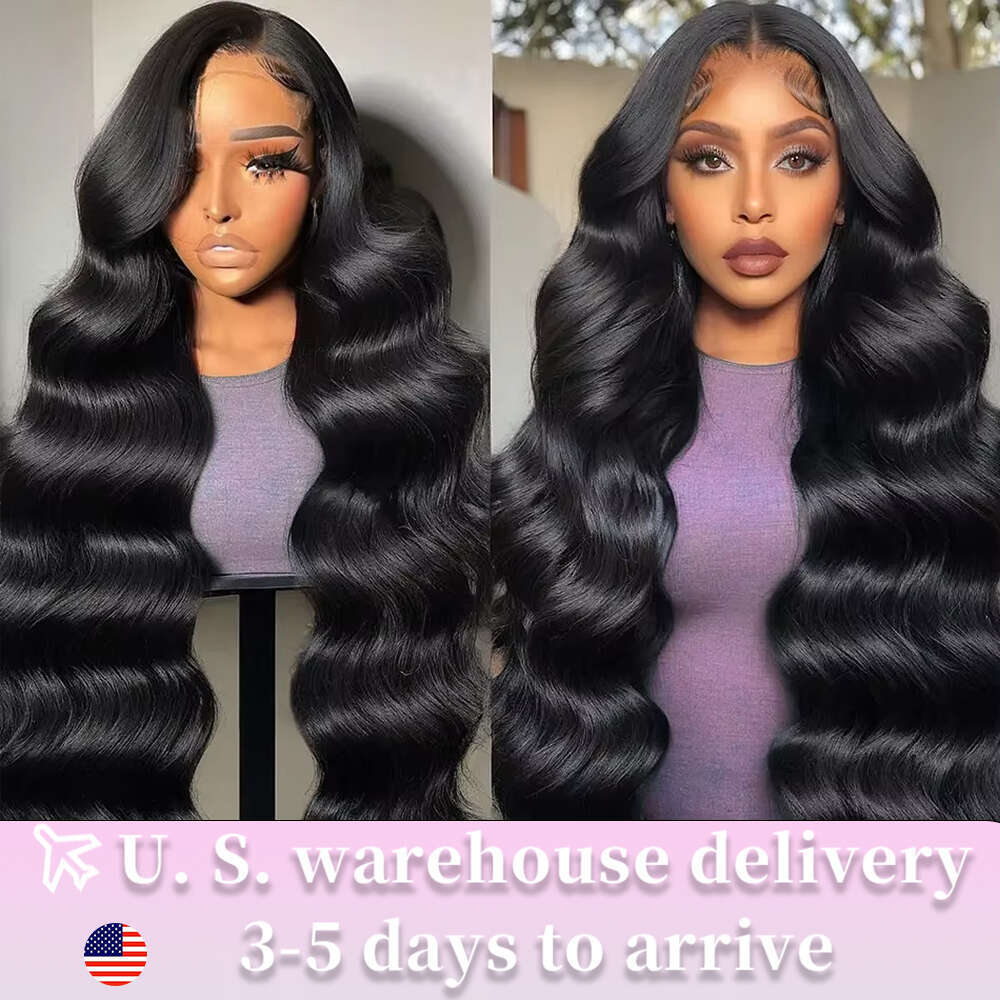 300 Density 30 40 Inch 13x6 Transparent HD Frontal Body Wave Wigs Human Hair Remy 13x4 Lace Front Wig For Black Women