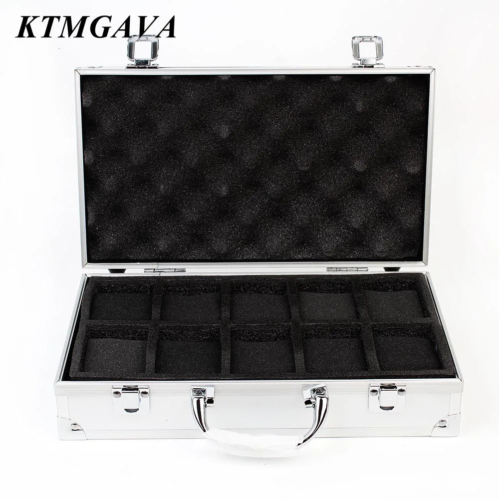 10 Girls Luxury High Quality Watch Boxes Aluminum Alloy Product Pattern Storage Clock Box Collection Display Gift Box 241018