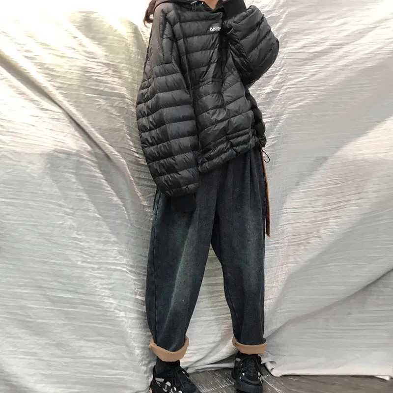 Women's Down Parkas Womens Winter Parka 2024 Hoodie Comfortable Womens Down Jacket Lightweight Cotton Mat Casual Womens Coat Y241019FLF8