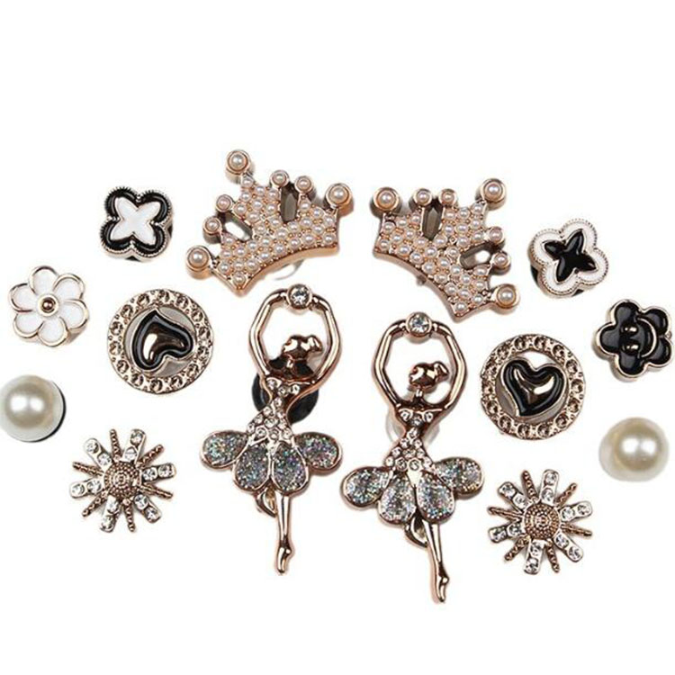 reusable shoe charms rhinestone shoe buckle shoe flower hole hole shoe accessories DIY decoration gift