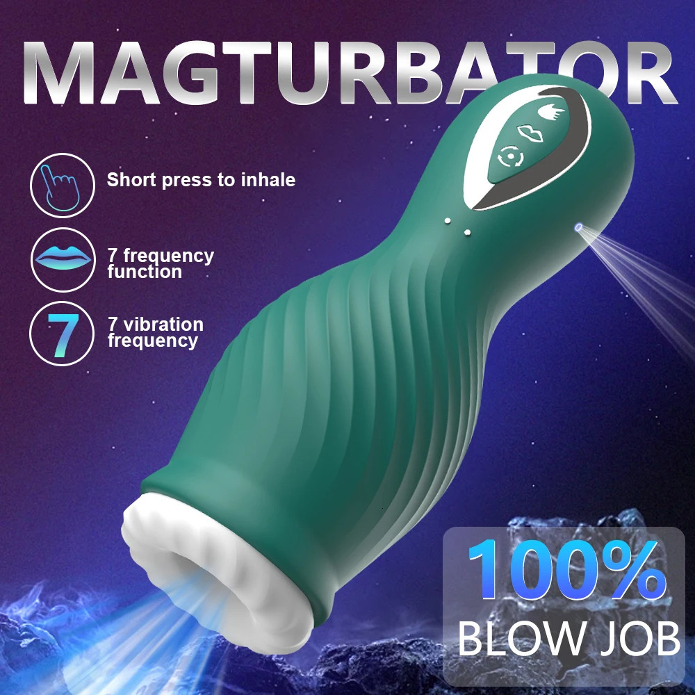 Masturbator for Men Automatic Sucking Male Pussy Oral Vaginal Penis Vibrator Sex Toy for Men Masturbation Cup Blowjobs Machine 241010