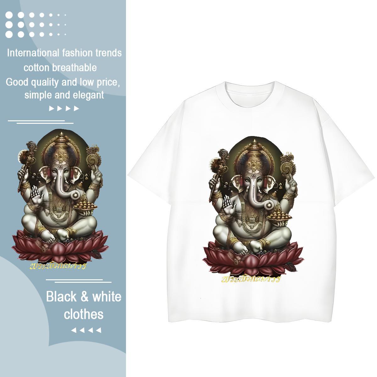 New Woman T Shirts 230g Cotton Crew Neck Breathable Home Outdoor religion Womens Tshirts Female Custom Printed Tee Shirt