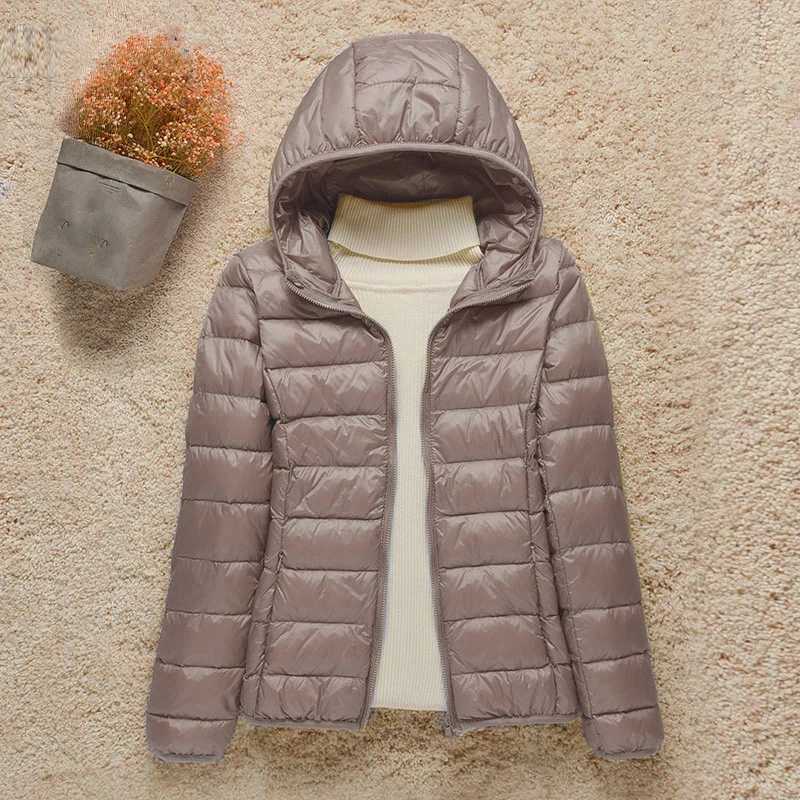 Down Jacket Women Coat Autumn Winter 2022 Spring Jackets for Warm Quilted Parka Ladies and Light 2021 Female Ultralight HoodedX241019