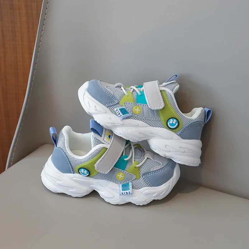 Athletic Outdoor Kids Sports Shoes Children Casual Running Shoes for Boys Girls Mesh Breathable Fashion Sneakers Spring Summer Anti-skid Soft H241019