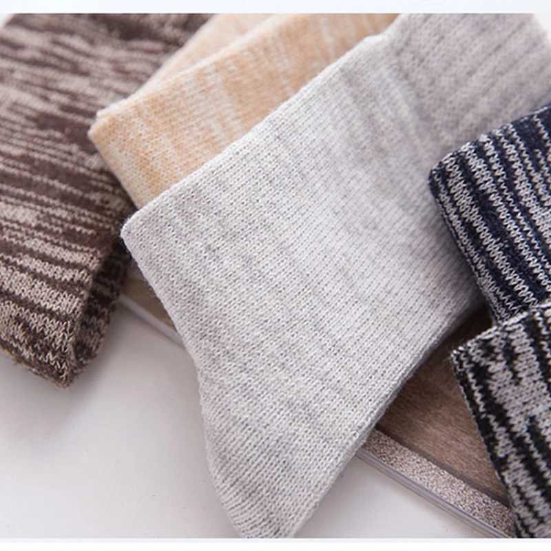 Mens Socks Winter Warm and Thickened Wool Cotton Sock Middle Tube Funny Vintage Breathability Socks for MenXJ241019