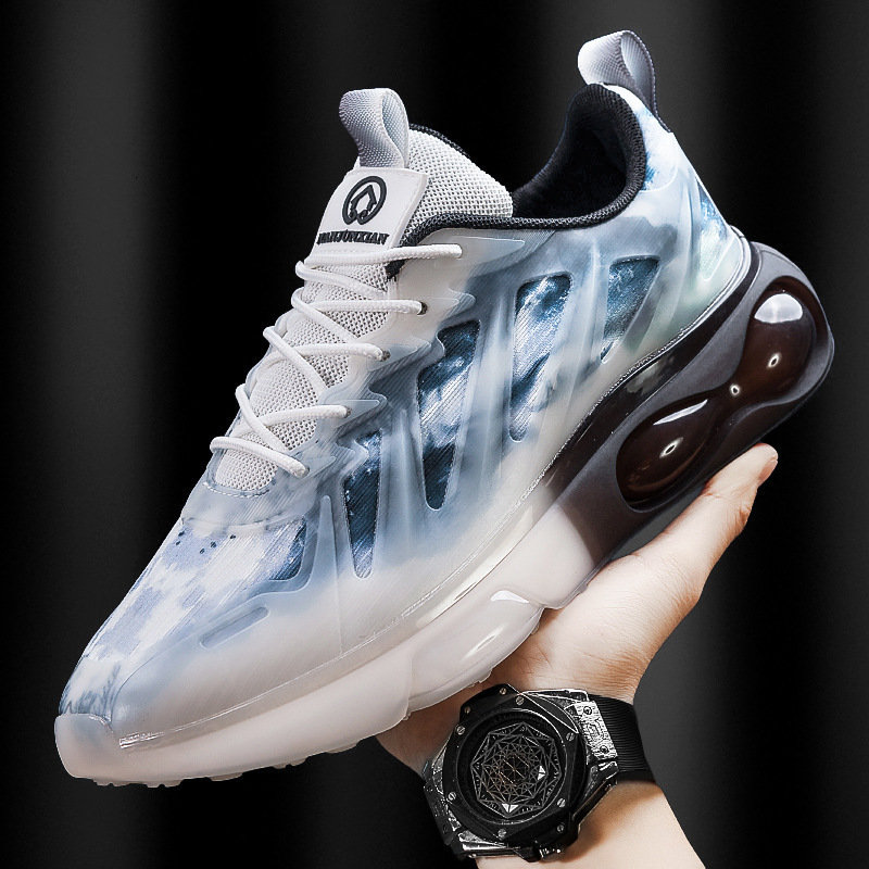 Summer New Popcorn Breathable Mesh Dad Shoes Fashion Student Live Sports Shoes Board Shoes