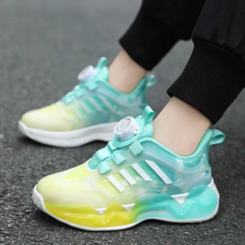 Athletic Outdoor Kid Sport Shoes non-slip casual Outdoor running Swivel Buckle Baby Boys Girls Sneaker dents Shoes Toddler Soft Shoes H241019
