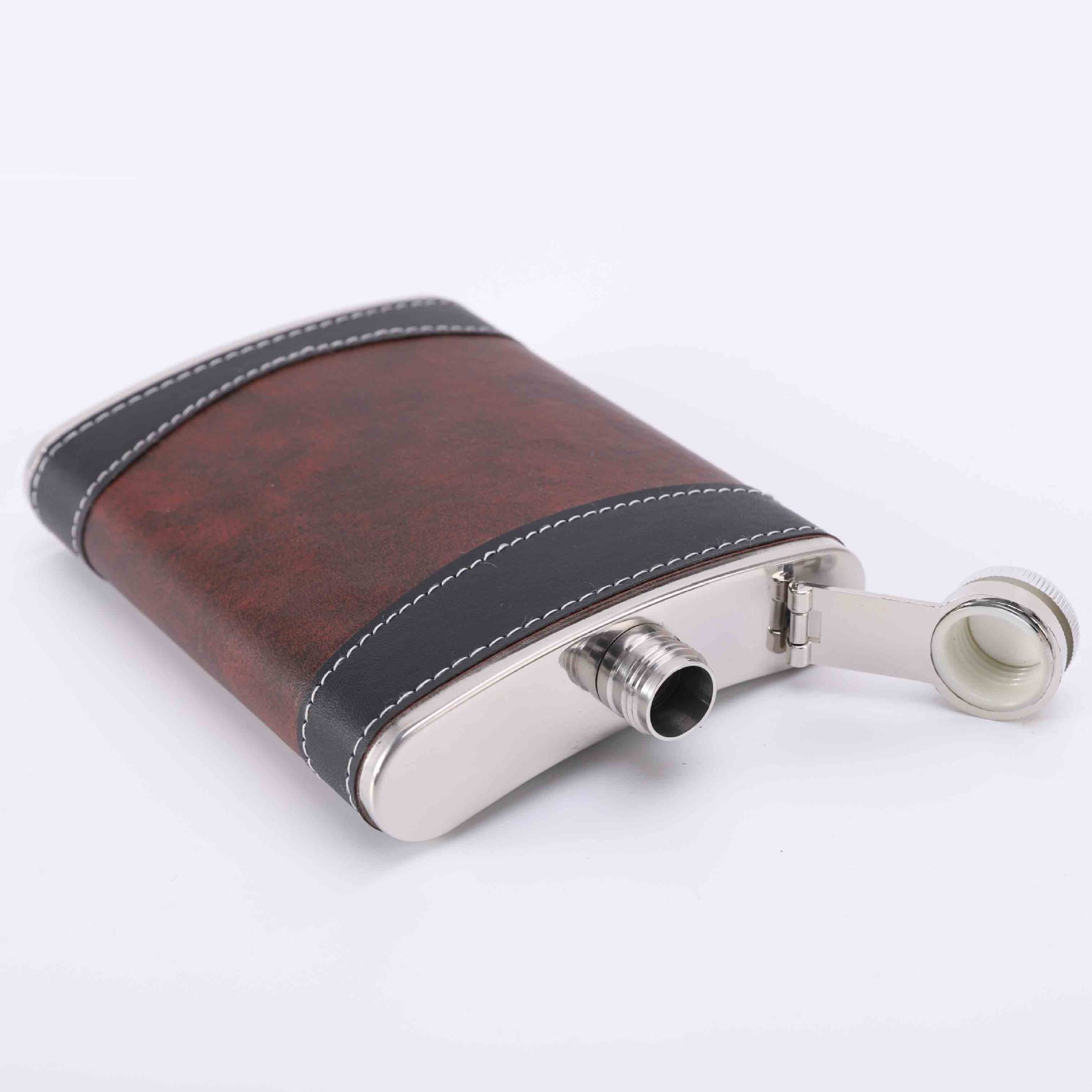 New Creative Compact Portable 8-ounce Stainless Steel Wine Pot Outdoor Indoor Universal Customizable