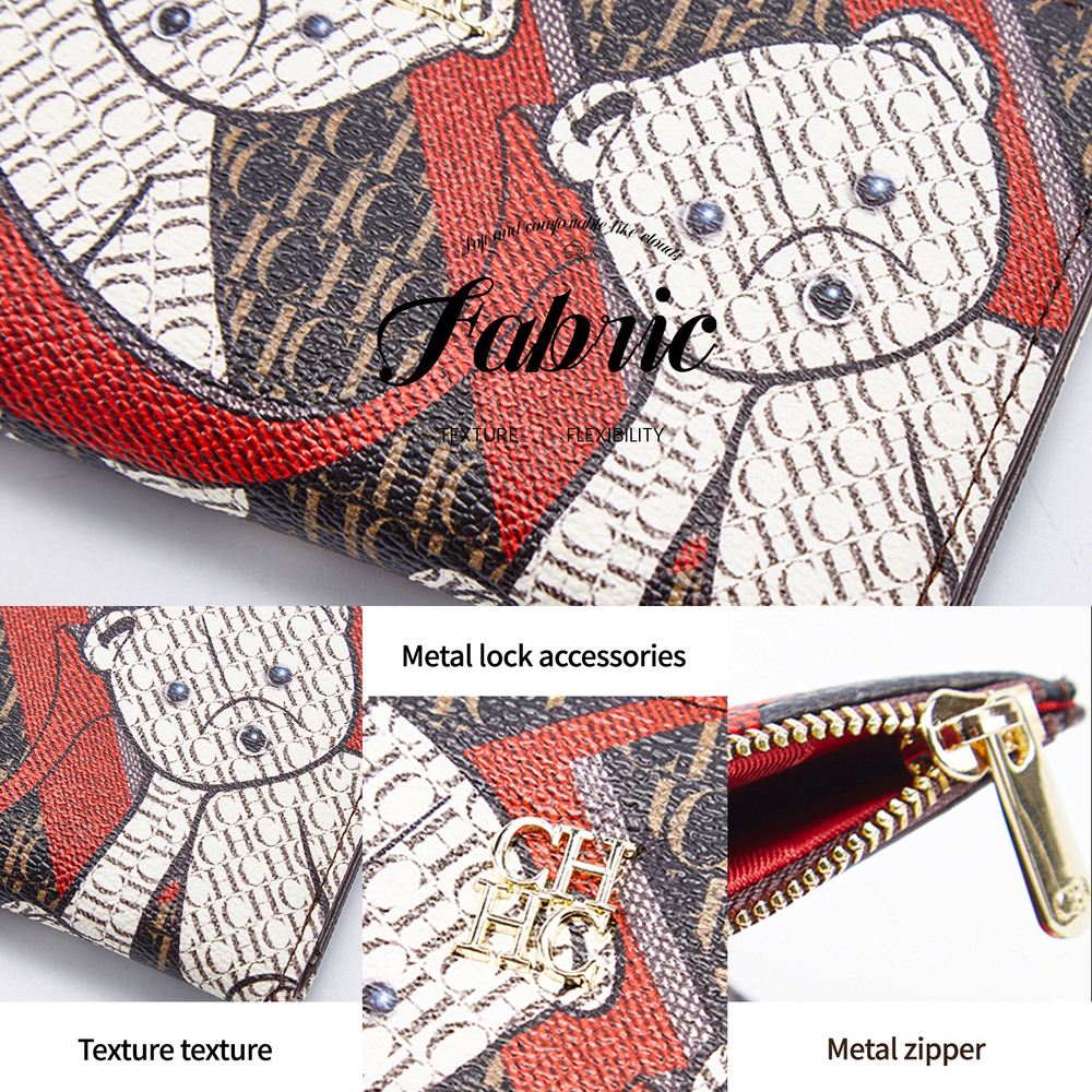2024 Fashion Classic Women's Wallet Letter Cartoon Pattern Exquisite Craftsmanship, Multiple Styles to Choose from