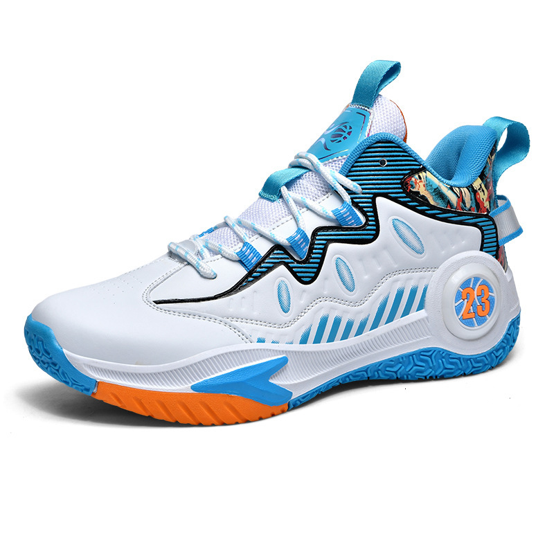Basketball for Men, High Top Teenagers, Middle School Students, Cement Ground Sports Running Shoes, Practical Football Shoes