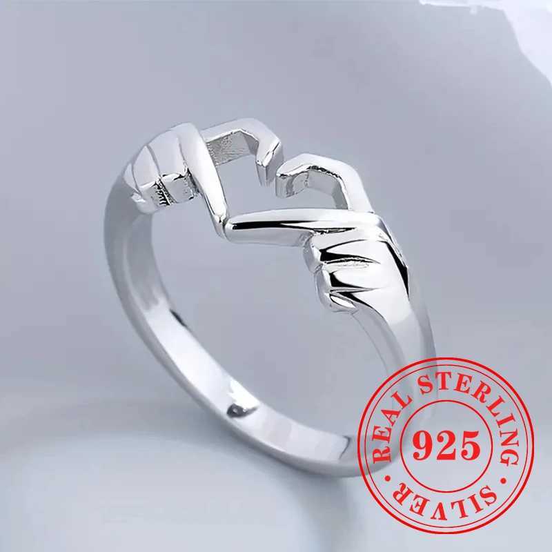 Huitan 925 sterling silver bracelet designed specifically for women simple and stylish smooth finger accessories adjustable for daily party jewelry Y2