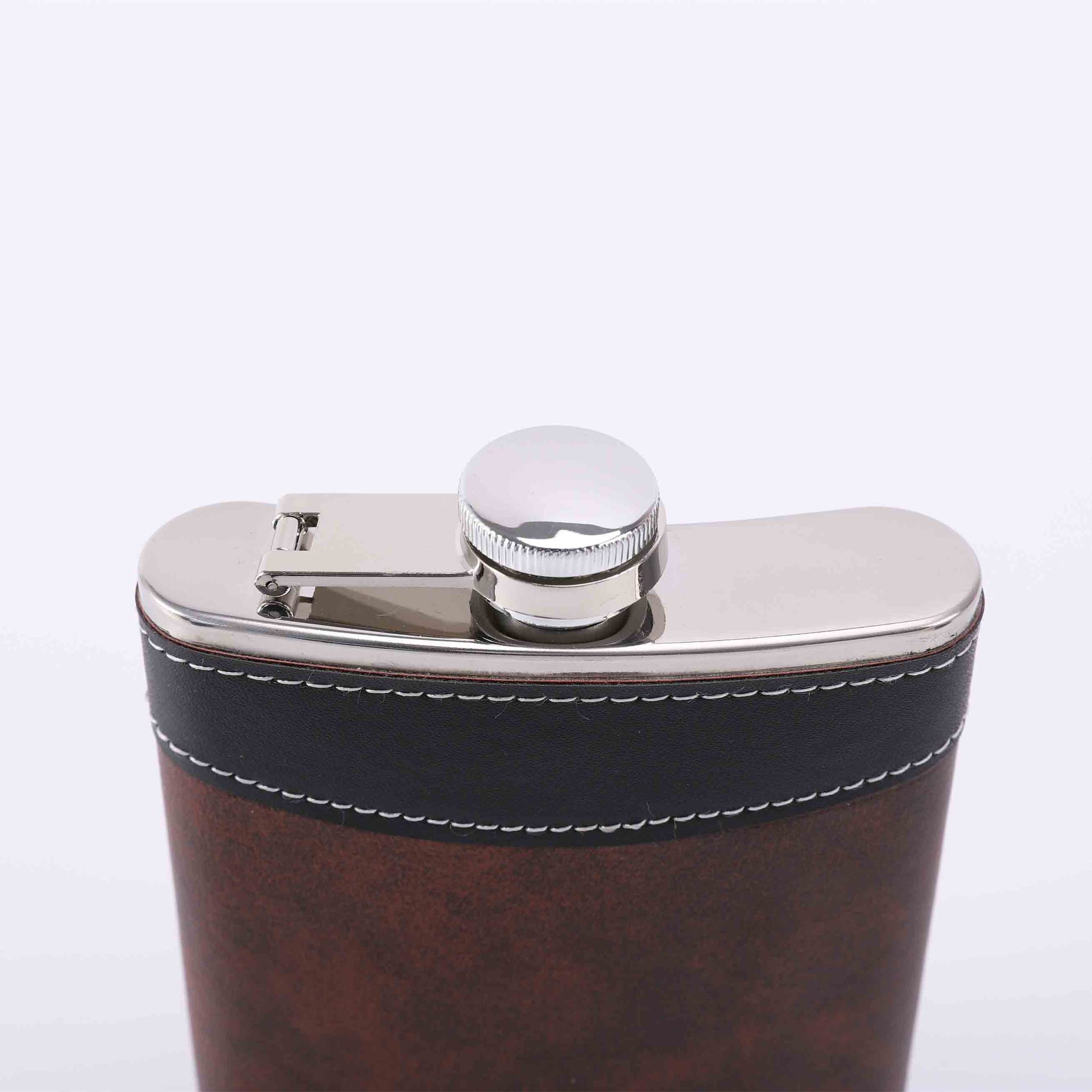 New Creative Compact Portable 8-ounce Stainless Steel Wine Pot Outdoor Indoor Universal Customizable