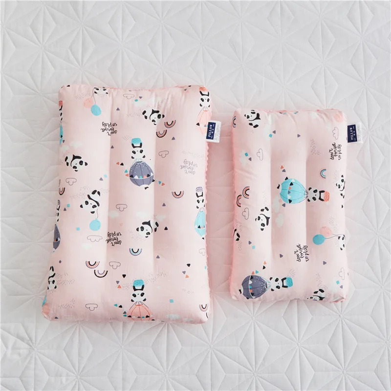 Soft Gauze Baby Pillow Comfortable Doudou velvet pillow For borns Baby Sleep Headrest Breathable Infant Kids Pillow 241008