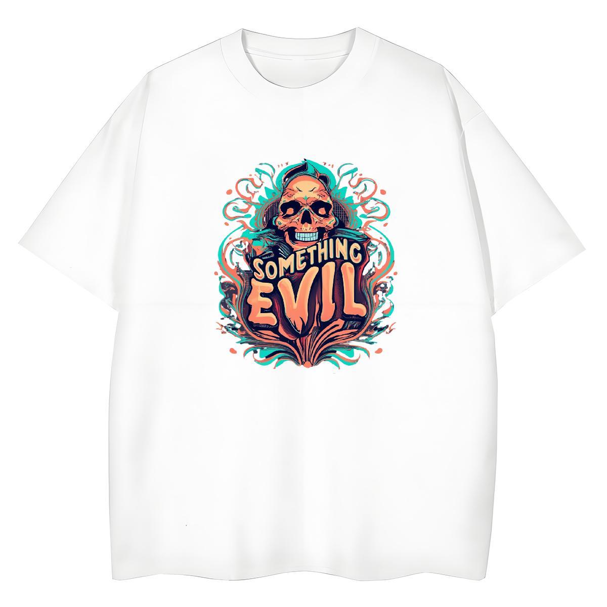 2024 Casual Woman T Shirts 100% Cotton 230g Breathable Short Sleeve Outdoor skull Couples T Shirts Designer Cartoon Anime Top Tees