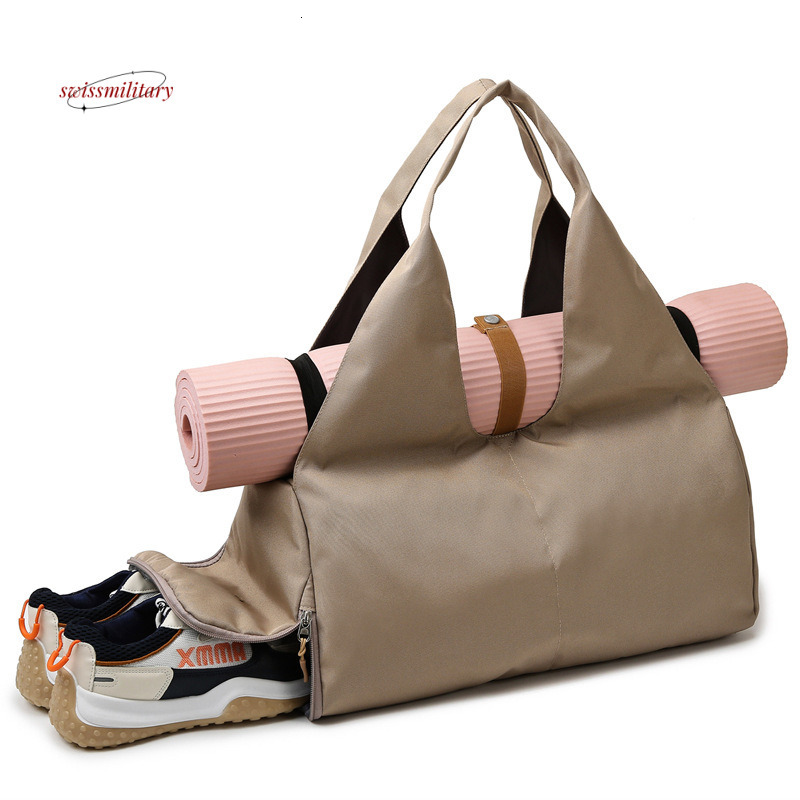 Large Capacity Travel 2024 New Fashion Foldable Dry Wet Separation Luggage Storage Handheld Fitness Bag #26 swissmilitary
