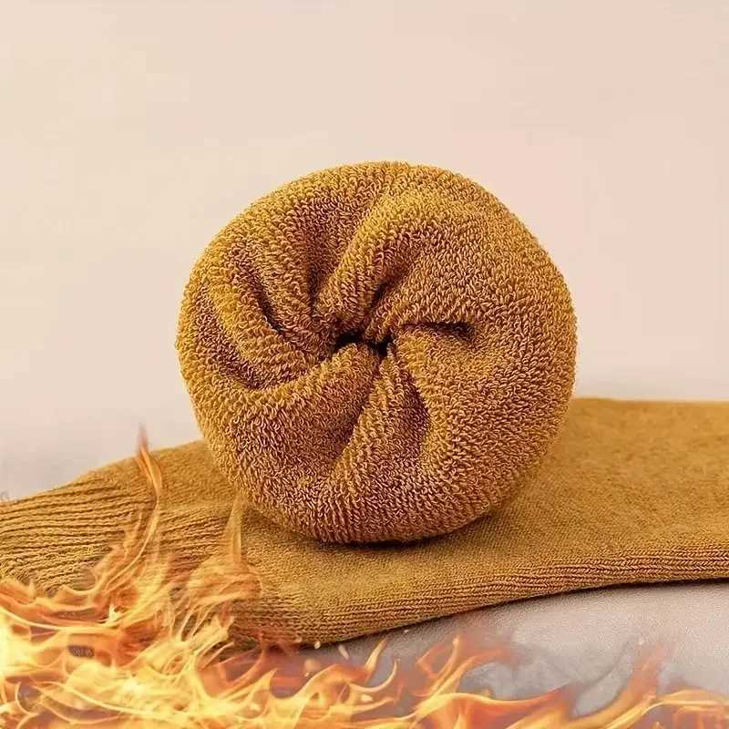 5 Pairs Thickened And Warm Woolen Socks For Women/Men Mid-tube Socks Autumn And Winter Women/Mens Socks High-tube Long SocksXJ241019