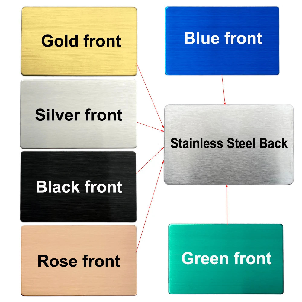 Customized brooch personalized carved text business ID board steel plate metal tag address house number 241018