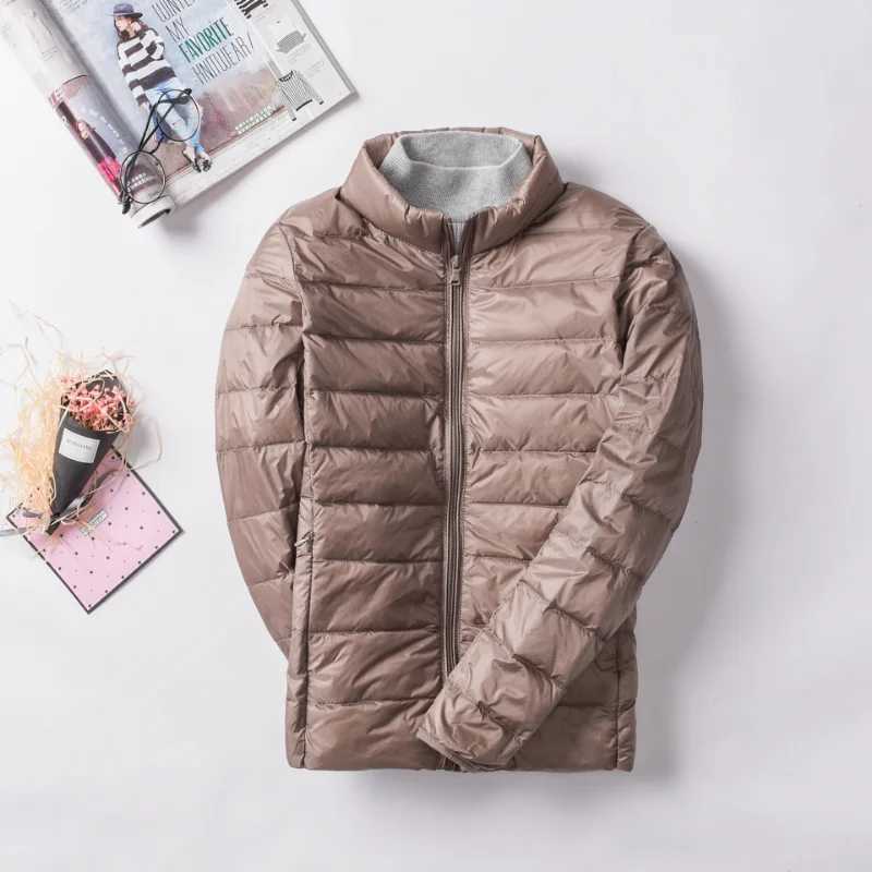Purple Women Packable Down Jacket Female Ultralight Camping Hiking Waterproof Winter Coat Outdoor Windproof Warm Puffer JacketsX241019