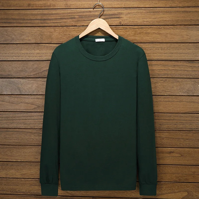 Plus Size Big 8XL 10XL 12XL Mens T-shirt Long Sleeve Autumn Loose T-shirt Cotton Home T-shirt Top 54 52 56 64 68 150KG 160KG 241019