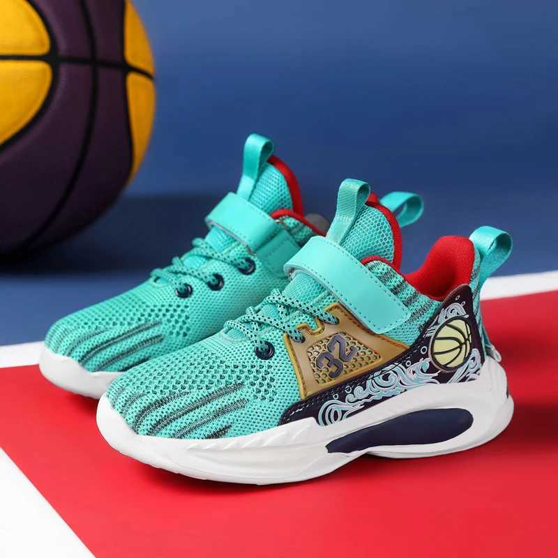 Athletic Outdoor Childrens shoes boys sports shoes summer mesh breathable childrens running tennis casual sports shoes boys sports shoes H241019