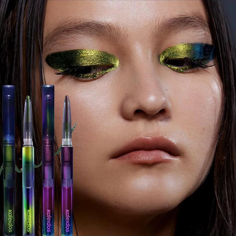 Kaleidos eyeliner gel pencil waterproof chameleon color flashing metal waterproof eye pencil 241018
