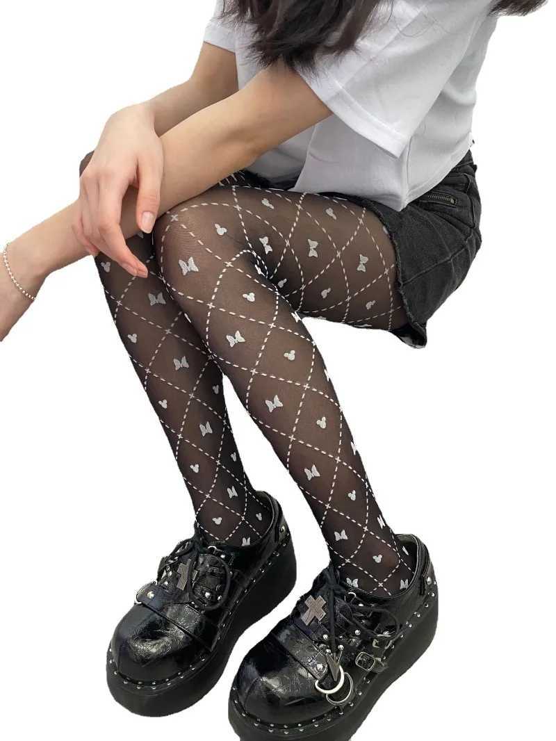 Socks Hosiery Spring Summer New JK Bow Love Stocking Lolita Cosplay Tights Swt Girl Tuiwa Socks Y2408330CEV8