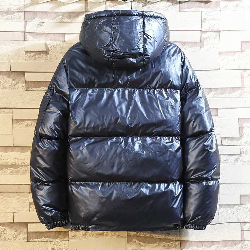 Women's Down Parkas 2020 Womens Down Jacket Winter Gloss Silver/Black/Gold/Blue Plus Hoodie Parka Coat Y2410194VNM