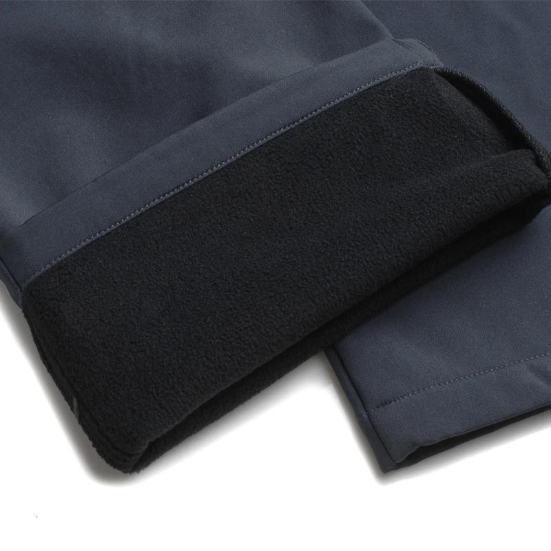 Thick Warm Fleece Winter Pant Waterproof Hiking Trekking Camping Skiing Soft Shell Pants Outdoor Windproof Trousers 241009