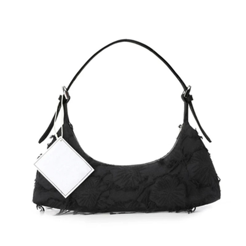 Fashion decal canvas lingerie bag retro womens clutch bag er handbag womens shoulder bag 241018