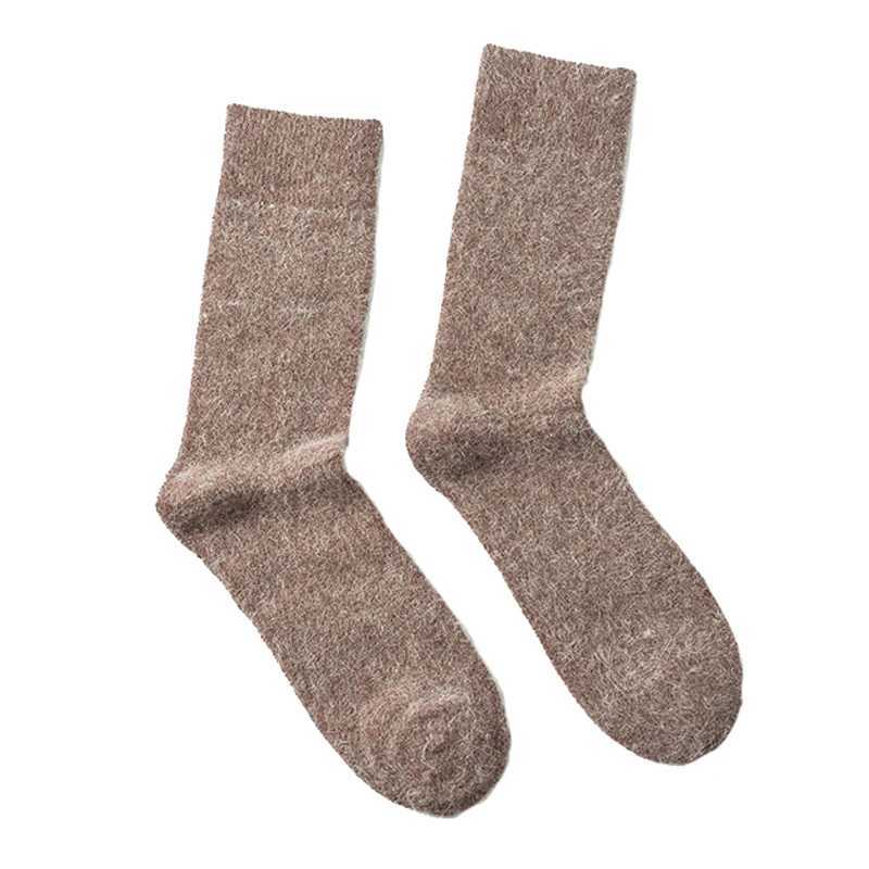 New Thick High Quality Angola Rabbit Merino Wool Socks Brand Long Socks Mens Socks Classic Business Men Winter Warm SocksXJ241019