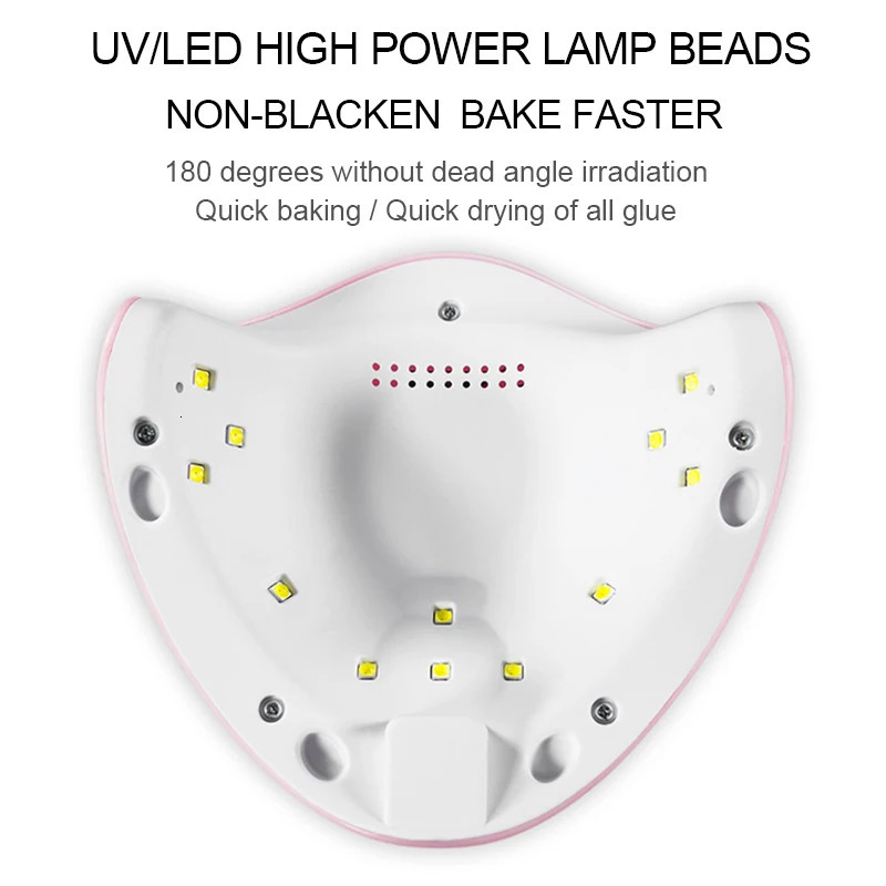 Arte Clavo UV LED Light 12W Portable Star 1 Dry Nail Lamp 30/60/90s Timer USB Cable Home Use Connector Varnish Nail Art Tool 241018