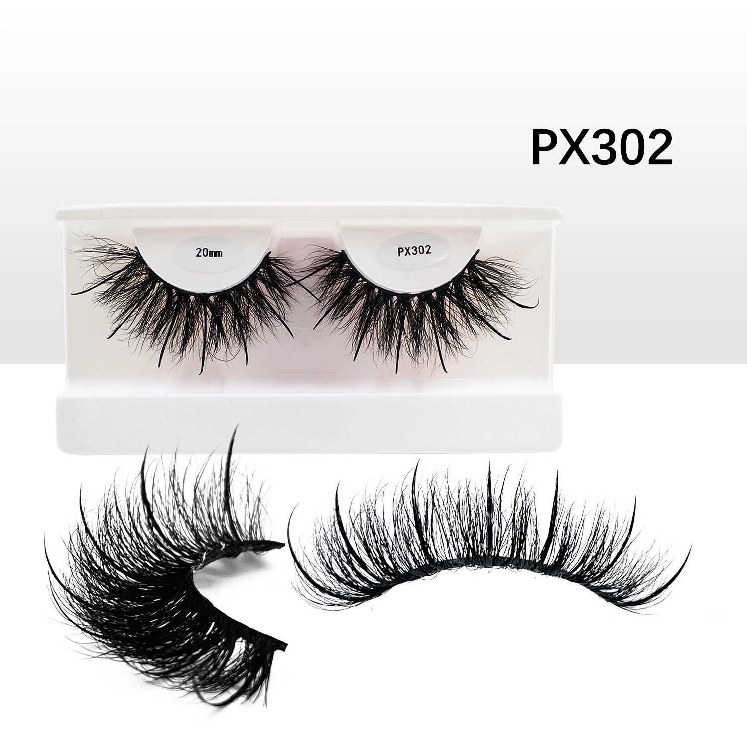 RED SIREN Mink Eyelashes With Spikes New Design 16mm/18mm/20mm/25mm Thick Natural Strip Lashes Mink Fluffy Lash SuppliesXJ241019