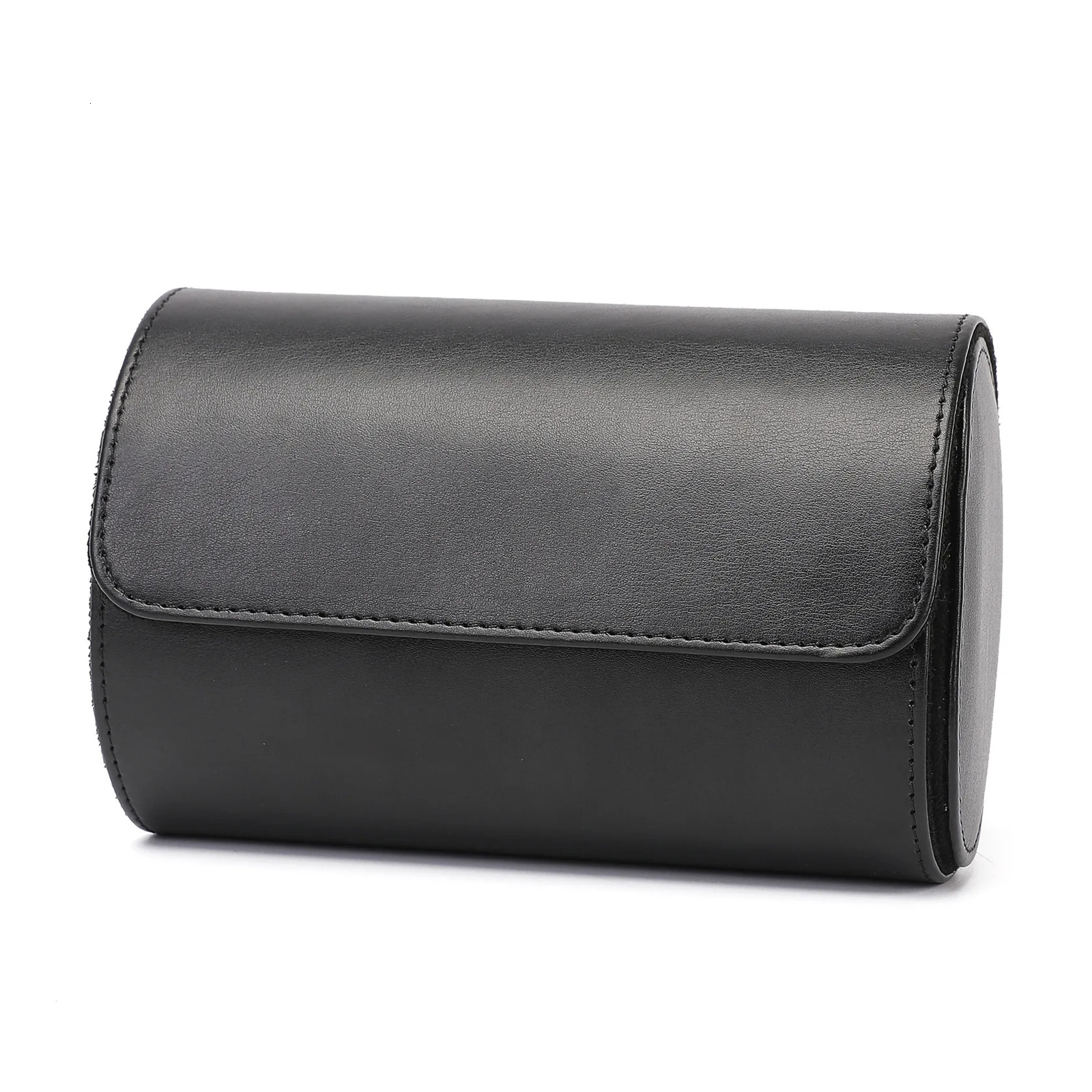 IBBETON 3-Slot Watch Roll Travel Case Portable Leather Watch Display Case Watch Storage Box Watch Organizer of Men Gift 241018 ww