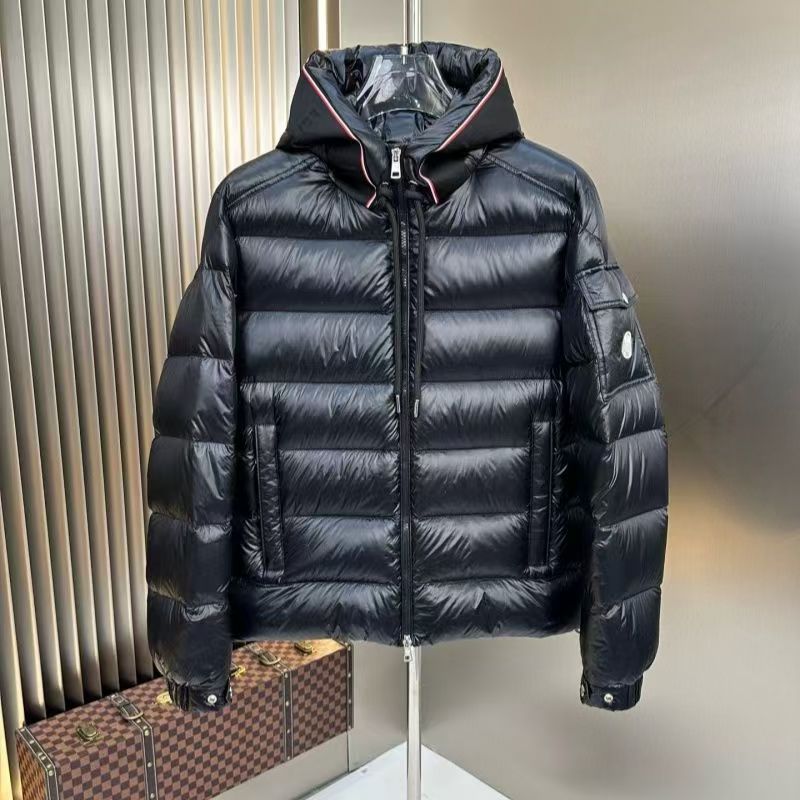 winter jacket puffer jacket mens coat mens parka body warmer thick hooded NFC maya jacket womens fashion style slim embroidered badge white duck puffer zip up jacket